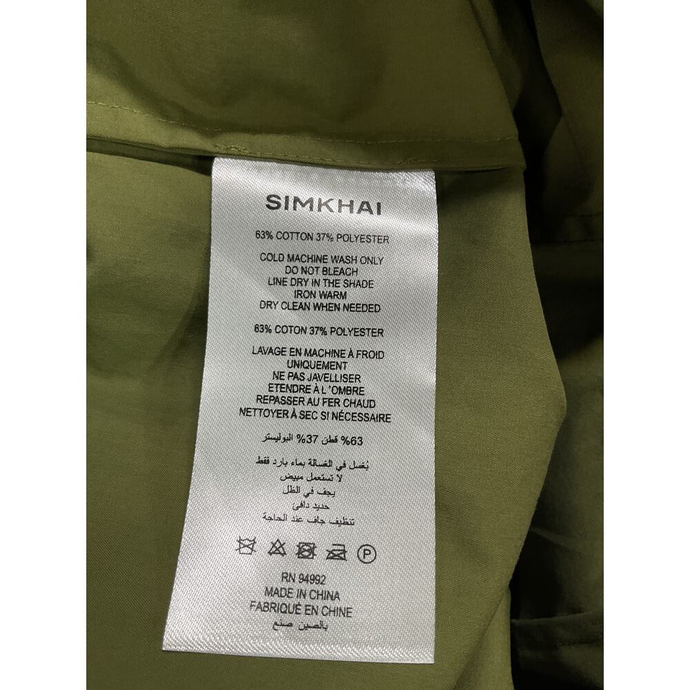Simkhai Relaxed Army Arden Pants Size L NWT - Picture 5 of 5